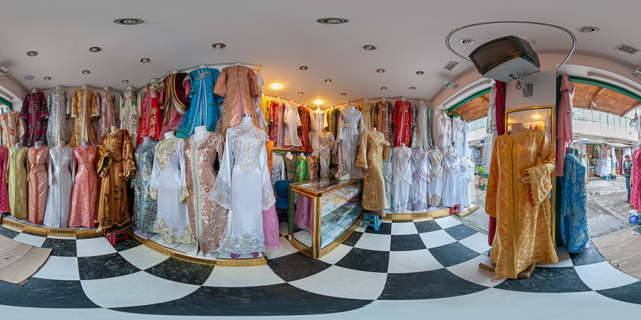 Moroccan wedding dress shop Morocco, Tanger 360 panorama virtual tour