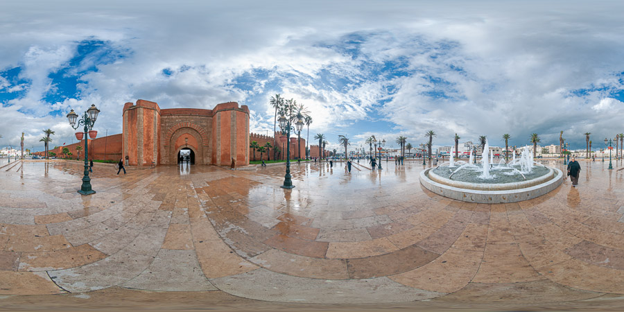 Bab El Had Square (Sunday Gate) Morocco, Essaouira 360 panorama virtual tour